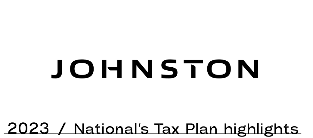 Johnston_logo large National Tax plan 2023 new